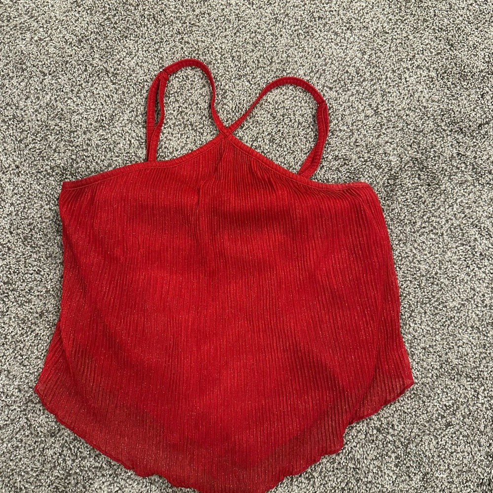 No Boundaries Vibrant Red Camisole